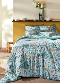 Bouchara Taie À Motifs^LOT DE 2 TAIES EN SATIN MOTIF FLORAL GAIA