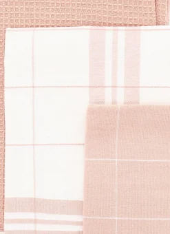 Bouchara Torchon, Essuie-Mains^LOT DE 3 TORCHONS EN COTON