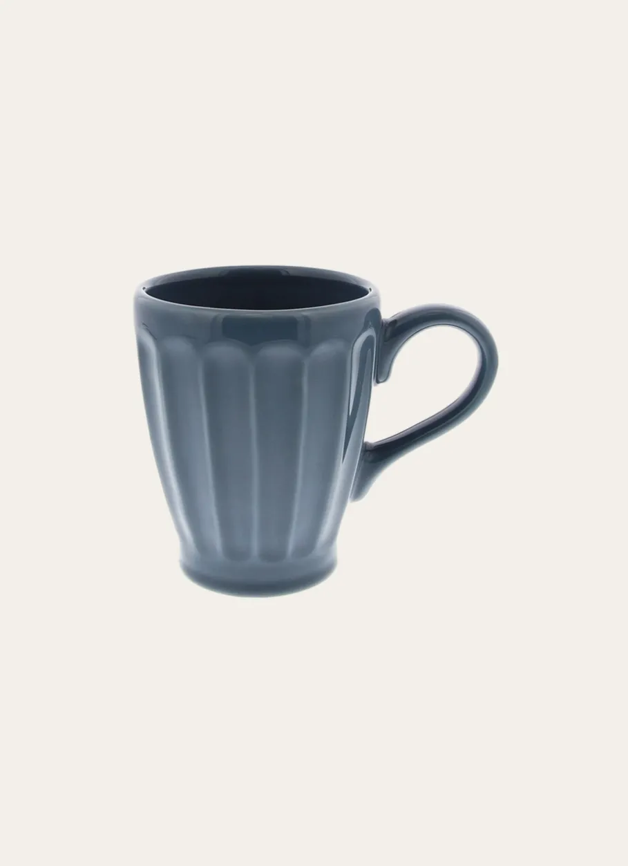 Bouchara Tasse, Bol^MUG CÔTELÉ EN FAÏENCE