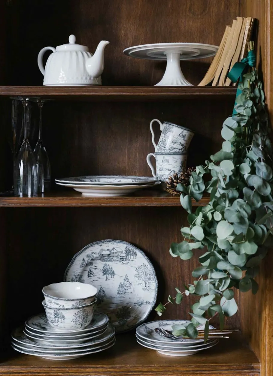 Bouchara Tasse, Bol|Table De Noël^MUG EN GRÈS MOTIF HIVERNAL SYLVAINE