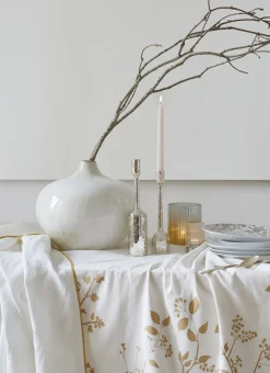 Bouchara Nappe^NAPPE COTON LIN FINITION BOURDON