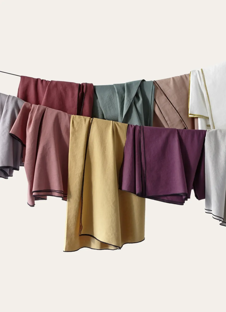 Bouchara Nappe^NAPPE COTON LIN FINITION BOURDON