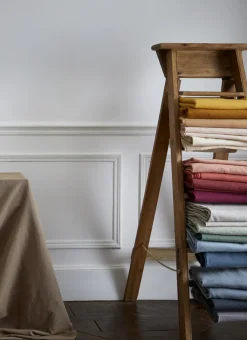 Bouchara Nappe^NAPPE COTON LIN FINITION BOURDON MOYEN FORMAT