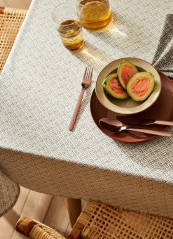 Bouchara Nappes Enduites & Anti-Taches|Nappe^NAPPE EN COTON ENDUIT IMPRIMÉ PETITES FLEURS