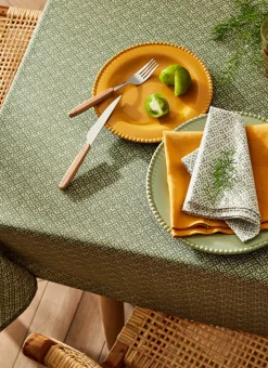 Bouchara Nappes Enduites & Anti-Taches|Nappe^NAPPE EN COTON ENDUIT IMPRIMÉ PETITES FLEURS