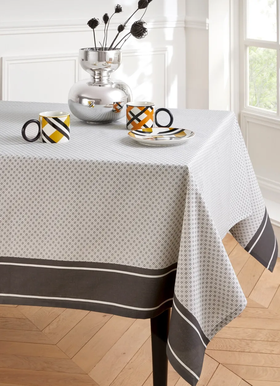Bouchara Nappe|Table De Noël^NAPPE EN COTON ENDUITE MOTIF FANTAISIE