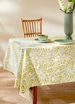 Bouchara Nappe^NAPPE EN COTON IMPRIMÉ FEUILLAGE PALMIER