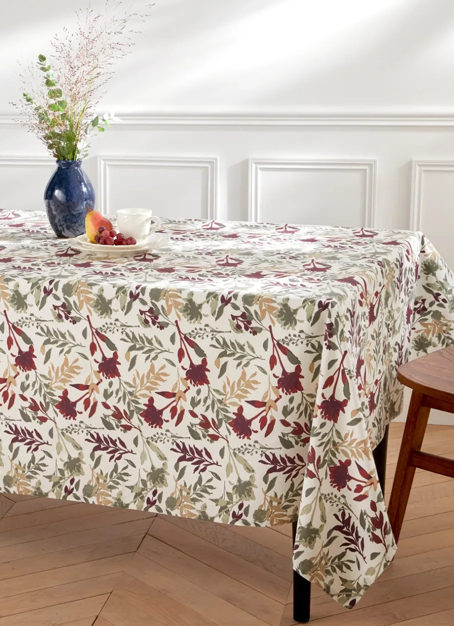 Bouchara Nappe^NAPPE ENDUITE EN COTON IMPRIMÉ FLEURS