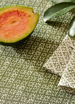 Bouchara Nappe^NAPPE ENDUITE RONDE MOTIF FANTAISIE