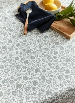 Bouchara Nappes Enduites & Anti-Taches|Nappe^NAPPE FLEURIE EN COTON ENDUIT