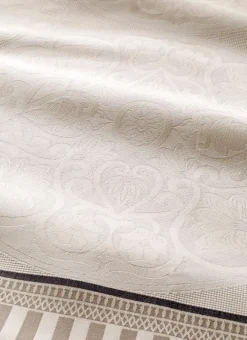 Bouchara Nappe^NAPPE JACQUARD EN COTON TISSÉ FIL TEINT MALT