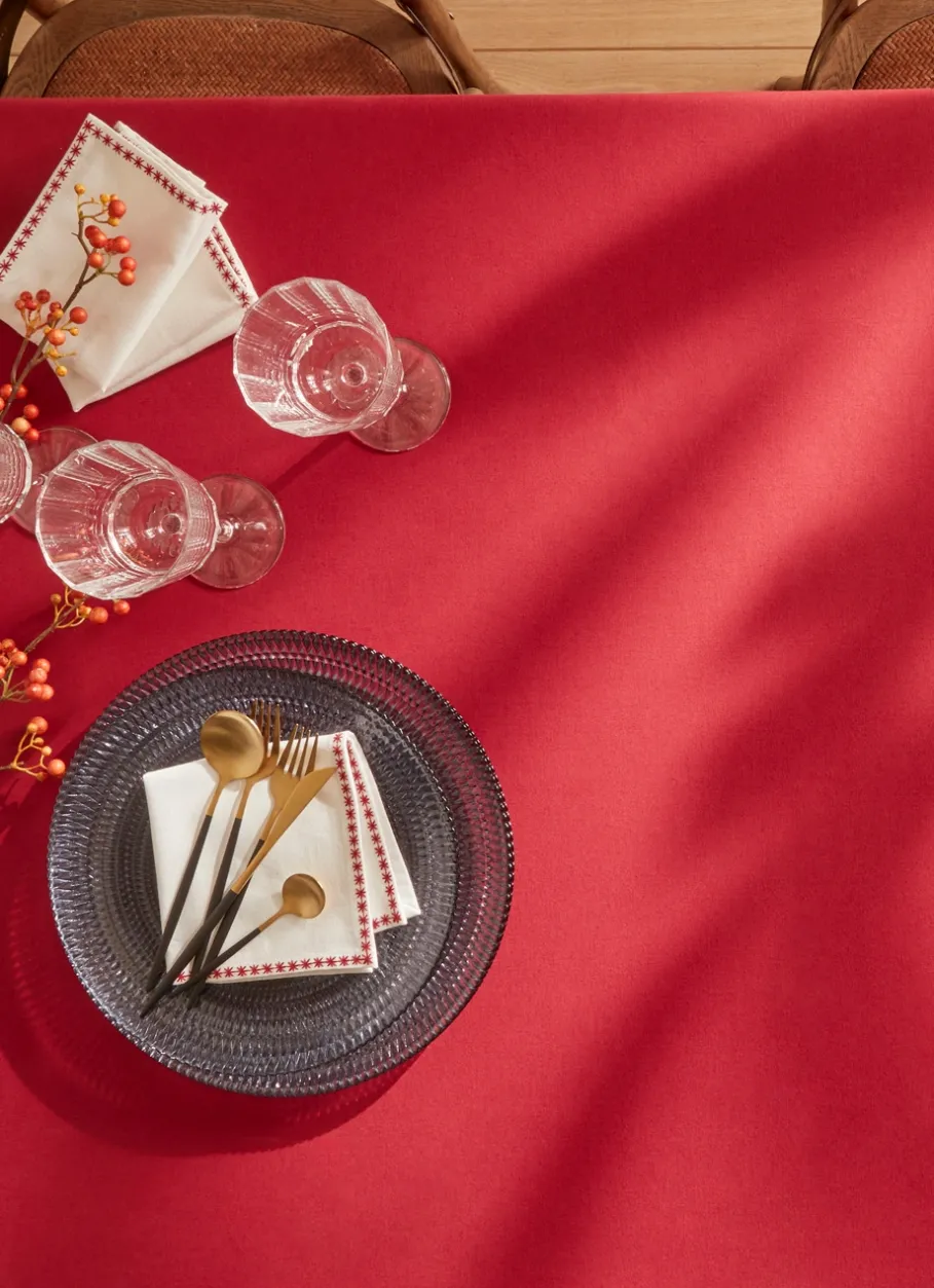 Bouchara Nappe|Table De Noël^NAPPE UNIE EN TOILE