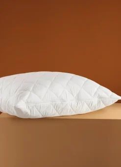 Bouchara Oreiller, Traversin^OREILLER CARRÉ DOUBLE CONFORT MOELLEUX / FERME