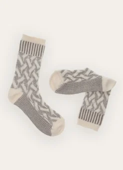 Bouchara Homewear, Accessoire^PAIRE DE CHAUSSETTES BICOLORES JESSIE