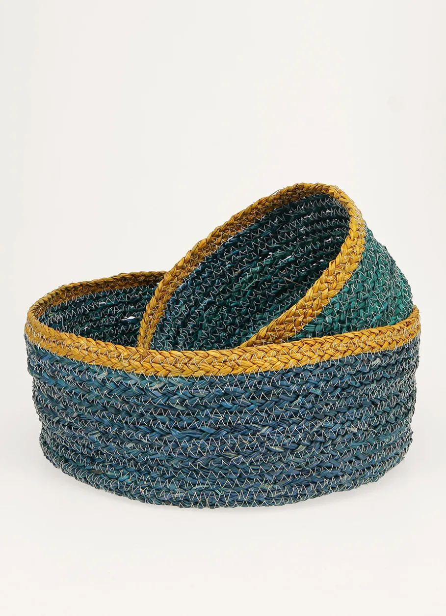 Bouchara Panier^PANIER EN FIBRES DE MAIS CONTRASTÉ