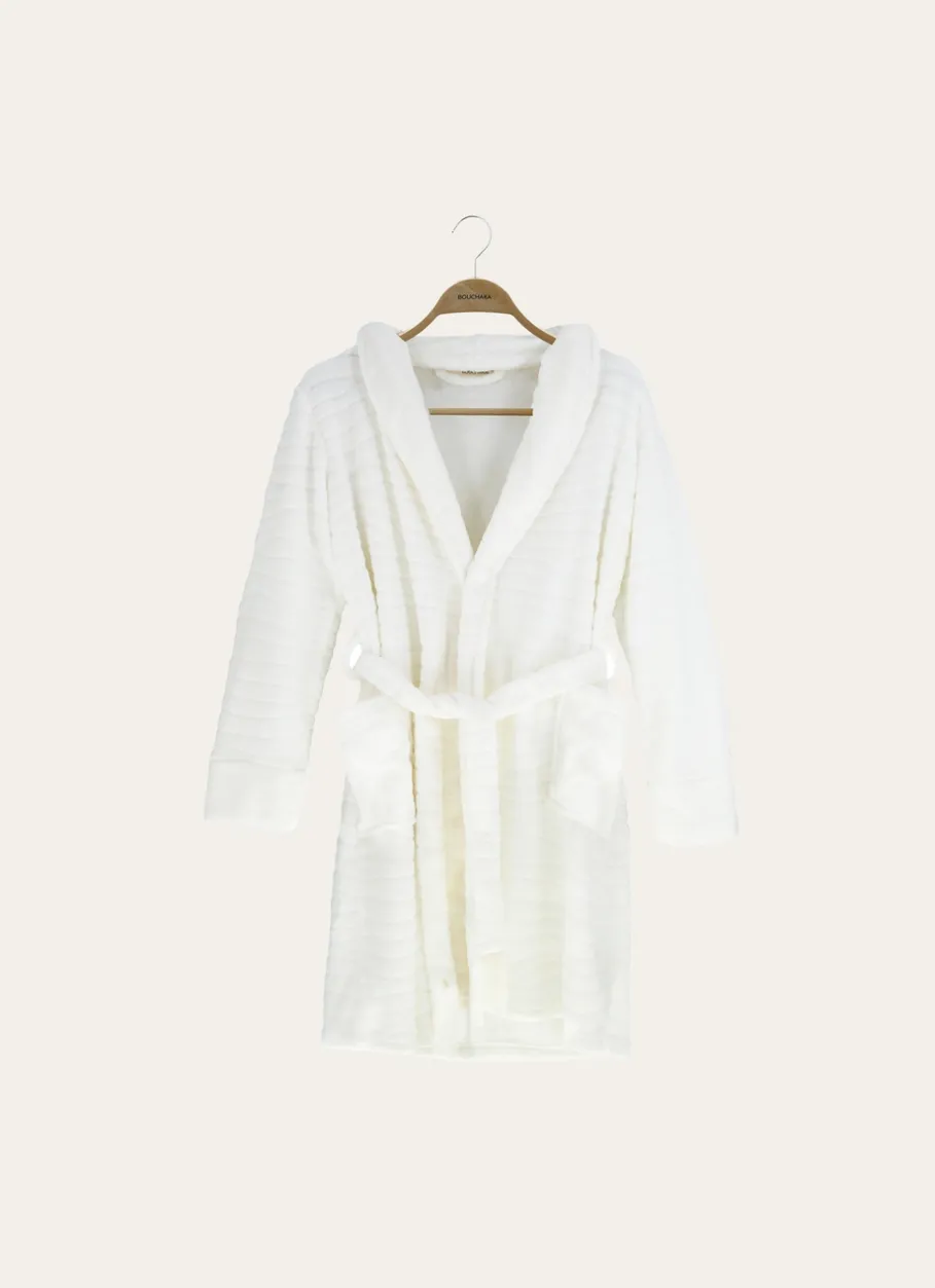 Bouchara Peignoir^PEIGNOIR COURT EN VELOURS POLAIRE