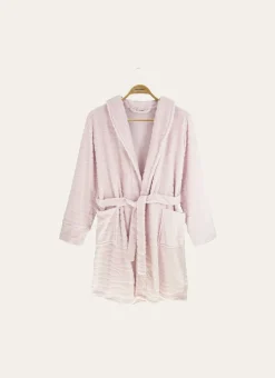 Bouchara Peignoir^PEIGNOIR COURT EN VELOURS POLAIRE