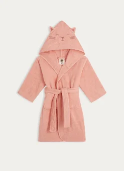 Enfant Bouchara Linge De Bain^PEIGNOIR DE BAIN EN ÉPONGE CHATON