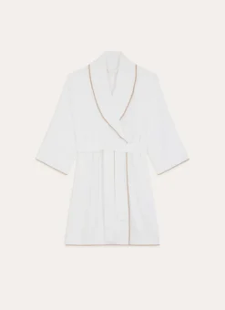 Bouchara Peignoir Éponge^PEIGNOIR DE BAIN FINITION BOURDON OPÉRA