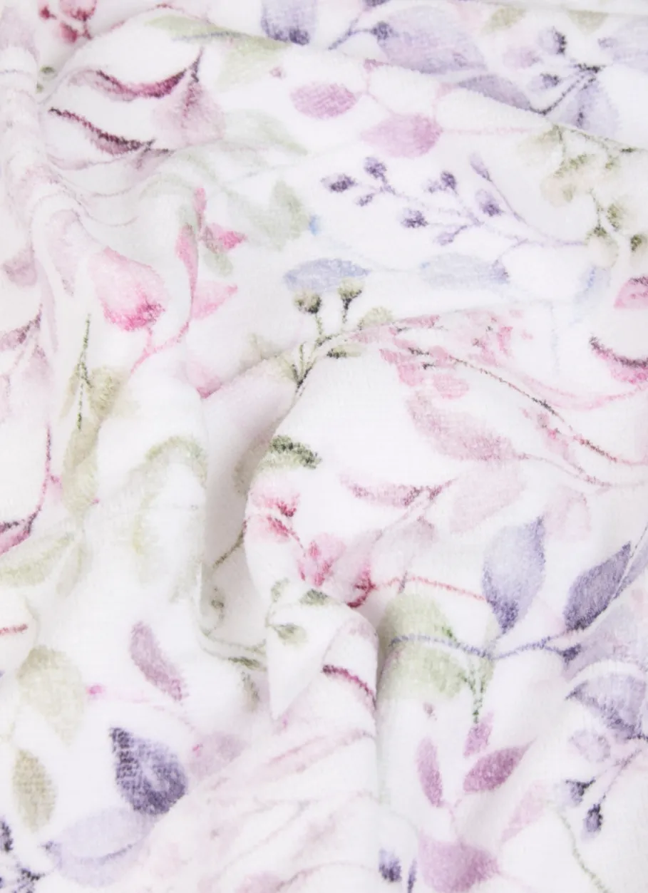 Bouchara Peignoir Éponge^PEIGNOIR FORME KIMONO EN VELOURS IMPRIMÉ