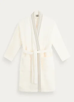 Bouchara Peignoir Éponge^PEIGNOIR KIMONO À BANDE DÉCORATIVE