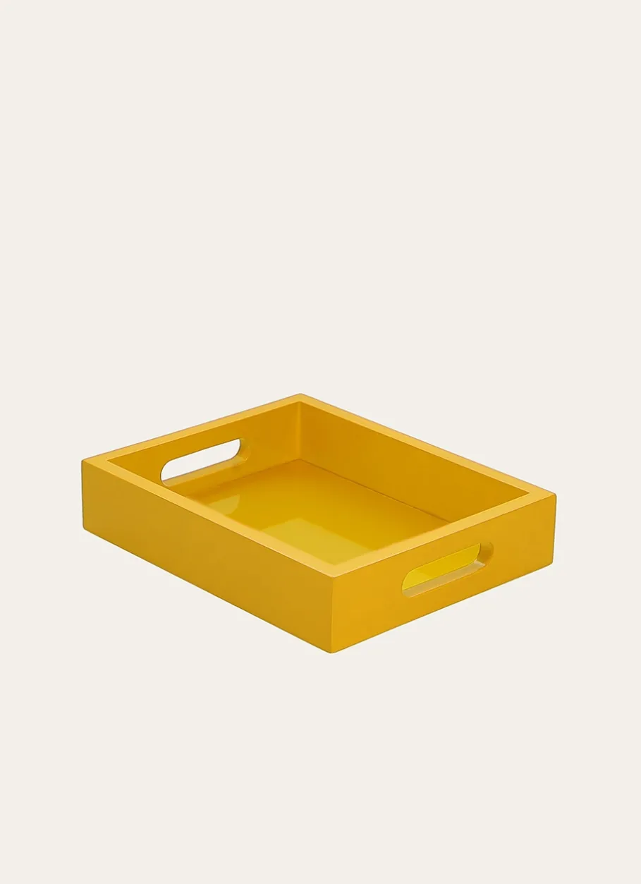 Bouchara Plat, Plateau^PETIT PLATEAU EN BOIS LAQUÉ