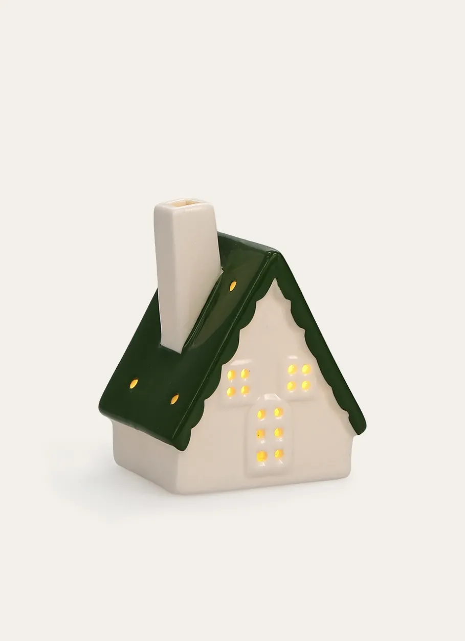 Bouchara Décoration De Noël^PETITE MAISON LUMINEUSE EN PORCELAINE