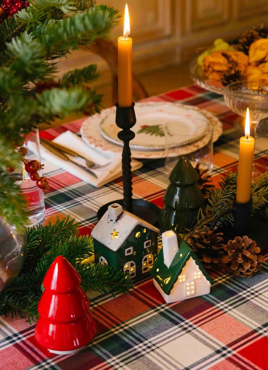 Bouchara Décoration De Noël^PETITE MAISON LUMINEUSE EN PORCELAINE