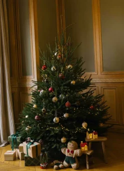 Bouchara Décoration De Noël^PHOTOPHORE MAISON PEINTE EN DOLOMITE