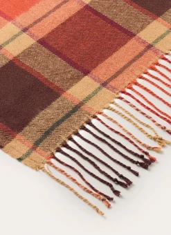 Bouchara Plaid^PLAID À CARREAUX AVEC FINITIONS FRANGÉES