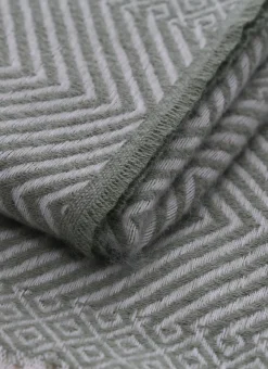 Bouchara Plaid^PLAID À MOTIFS JACQUARD MOSAÏQUES ET CHEVRONS MOSA