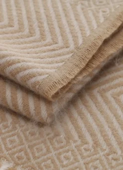 Bouchara Plaid^PLAID À MOTIFS JACQUARD MOSAÏQUES ET CHEVRONS MOSA