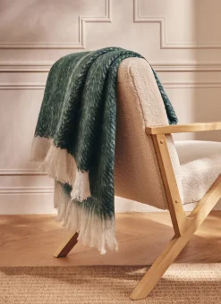 Bouchara Plaid|Jete De Lit, Edredon^PLAID EFFET MOHAIR
