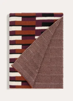 Bouchara Plaid|Jete De Lit, Edredon^PLAID EN COTON EN MAILLE JACQUARD