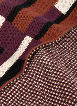 Bouchara Plaid|Jete De Lit, Edredon^PLAID EN COTON EN MAILLE JACQUARD