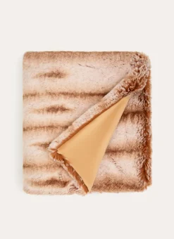 Bouchara Plaid|Jete De Lit, Edredon^PLAID FAUSSE FOURRURE GRIZZLY