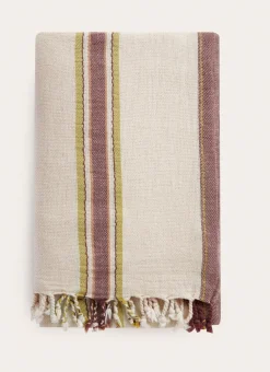 Bouchara Plaid|Jete De Lit, Edredon^PLAID LÉGER EN COTON ET LIN