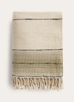 Bouchara Plaid|Jete De Lit, Edredon^PLAID LÉGER EN COTON ET LIN