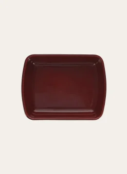 Bouchara Plat, Plateau^PLAT À FOUR BICOLORE EN CÉRAMIQUE GRAND FORMAT