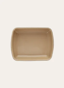 Bouchara Plat, Plateau^PLAT À FOUR BICOLORE EN CÉRAMIQUE GRAND FORMAT