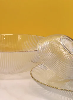 Bouchara Plat, Plateau^PLAT DE PRESENTATION EN VERRE ÉCLATANT