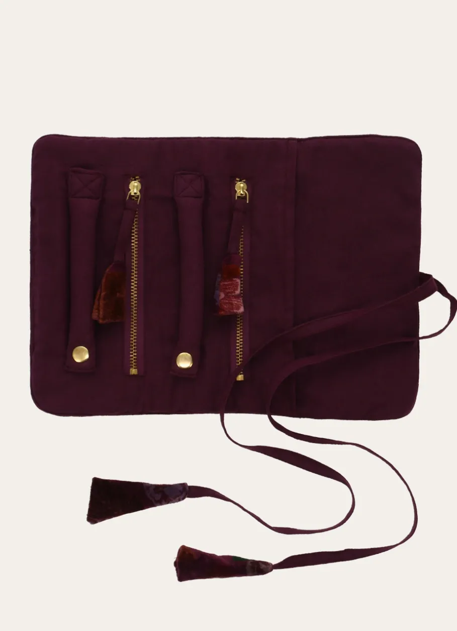 Bouchara Homewear, Accessoire^POCHETTE À BIJOUX EN VELOURS SOLAL