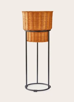 Bouchara Objet Déco^PORTE PLANTE EN ROTIN