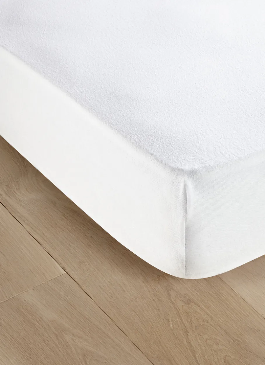 Bouchara Protection Literie^PROTÈGE-MATELAS EN COTON DOUBLE FACE