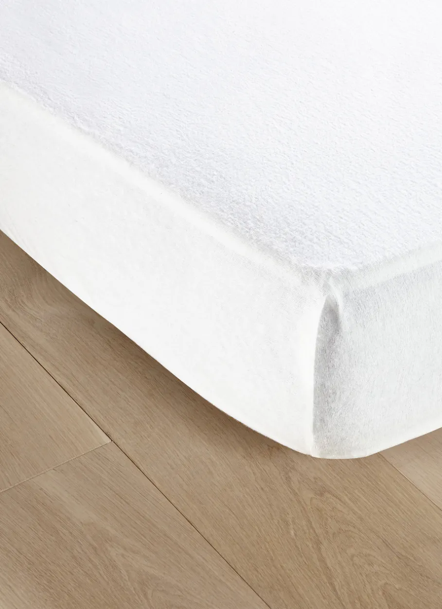 Bouchara Protection Literie^PROTÈGE-MATELAS FLANELLE DE COTON IMPERMÉABLE 130G