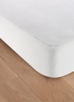 Bouchara Protection Literie^PROTÈGE-MATELAS MOLLETON DE COTON GRAND BONNET