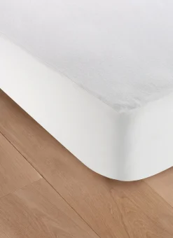 Bouchara Protection Literie^PROTÈGE-MATELAS MOLLETON DE COTON GRAND BONNET