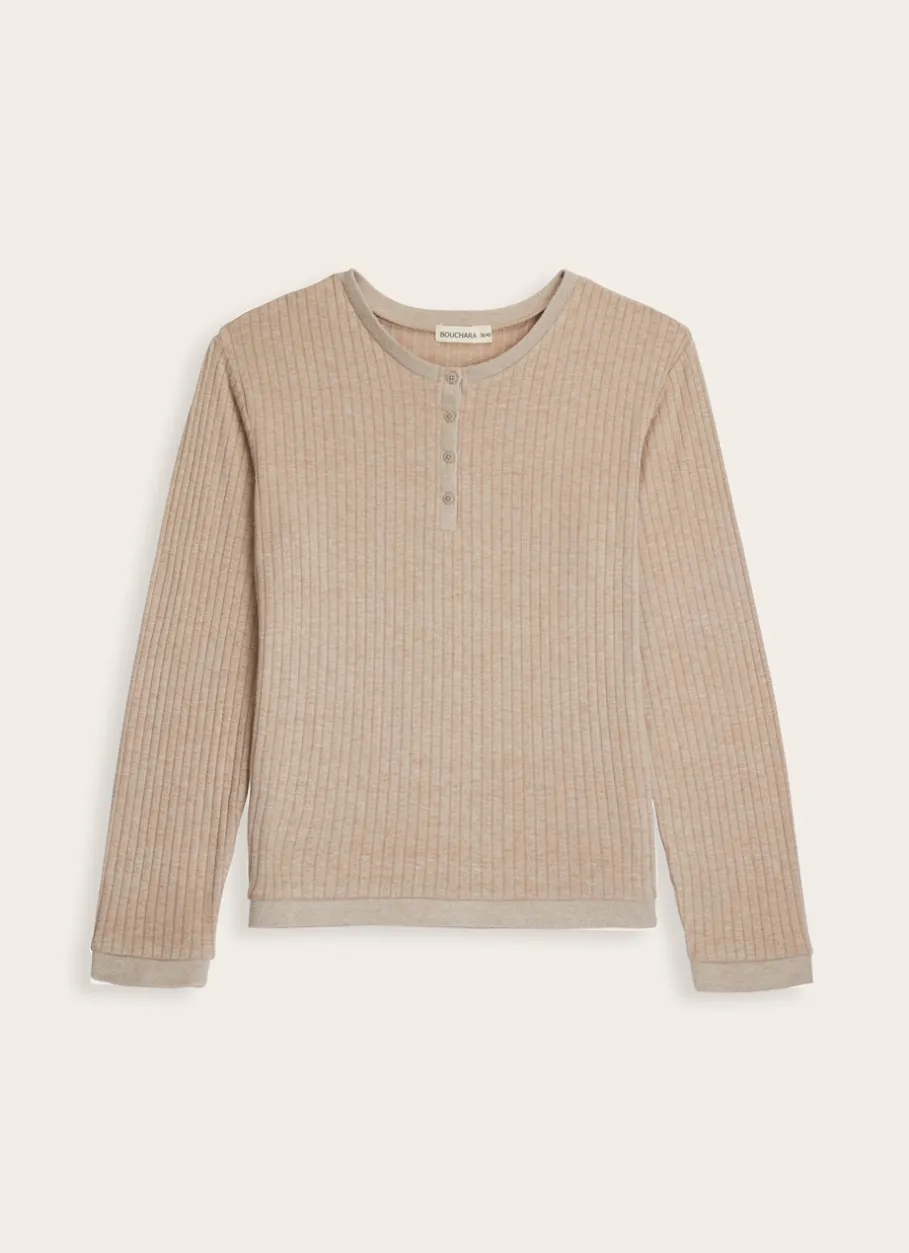 Bouchara Homewear, Accessoire|Chambre De Noël^PULL EN MAILLE DOUCE CÔTELÉE ROUV