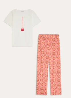 Bouchara Pyjama, Chemise De Nuit^PYJAMA 2 PIÈCES AVEC T-SHIRT ET PANTALON IMPRIMÉ
