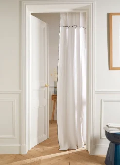 Bouchara Rideau^RIDEAU EN LIN LAVÉ ET BOURDON